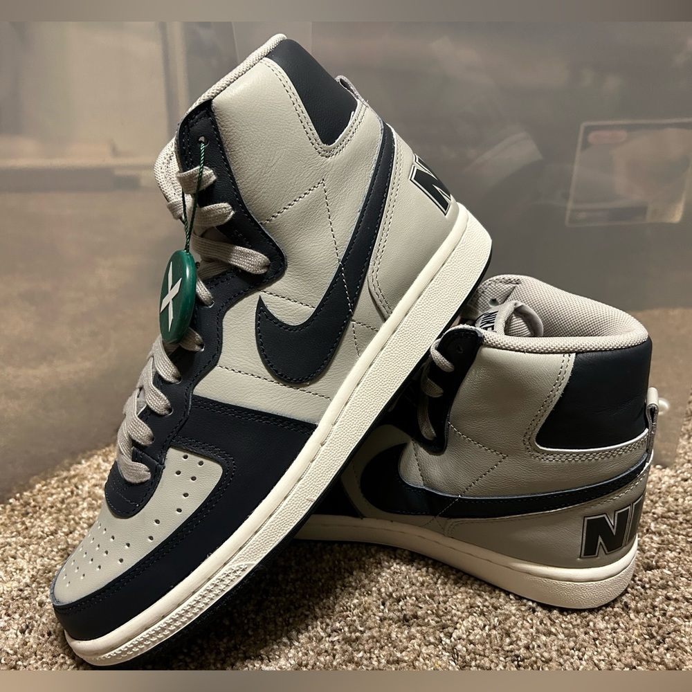 Nike Terminator High OG Granite/Dark Obsidian 7.5 New W/StockX Tag